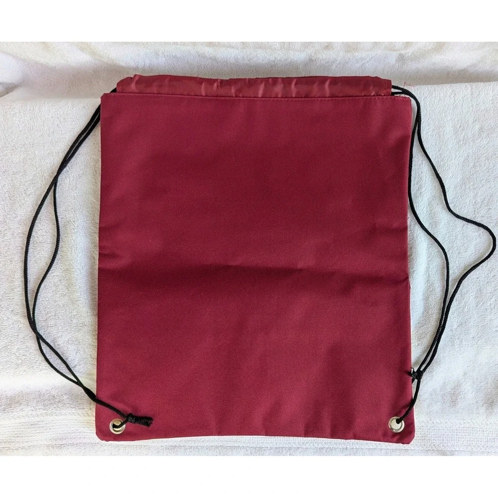 Lot of 2 University of MN Driven to Discover Canvas Drawstring Backpack Gophers